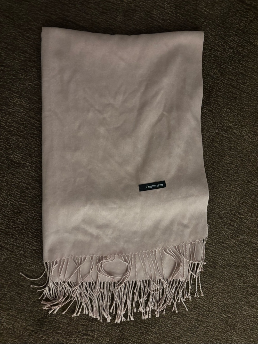 Light Pink Cashmere Scarf
